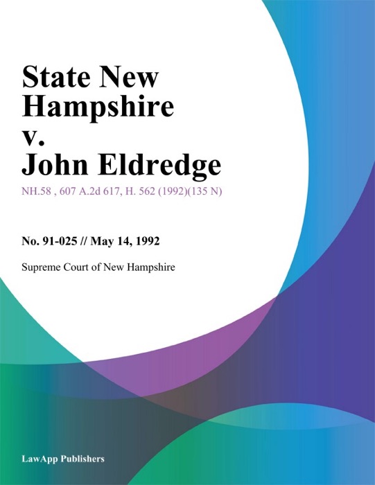 State New Hampshire v. John Eldredge