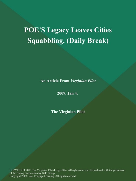 POE'S Legacy Leaves Cities Squabbling (Daily Break)