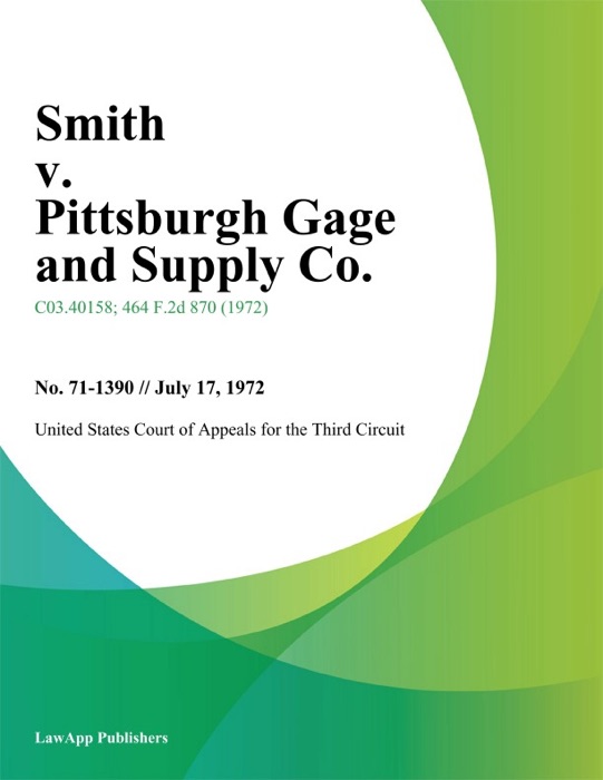 Smith V. Pittsburgh Gage And Supply Co.