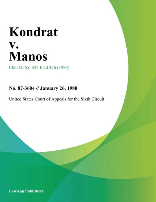 Kondrat v. Manos