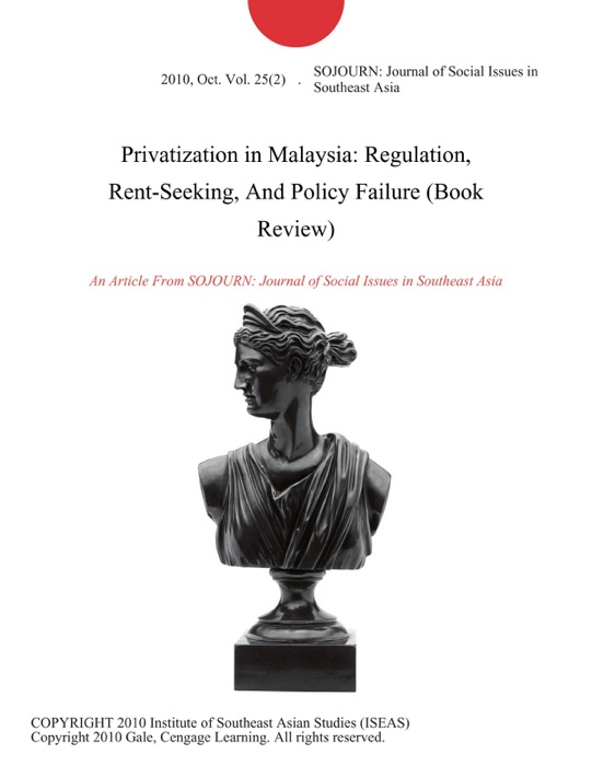 Privatization in Malaysia: Regulation, Rent-Seeking, And Policy Failure (Book Review)