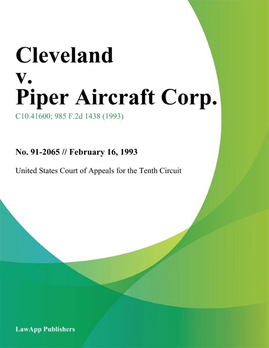 Cleveland v. Piper Aircraft Corp.