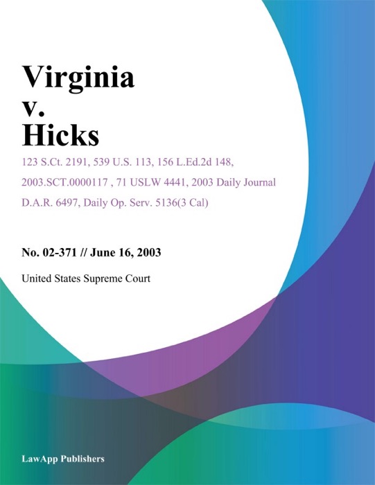 Virginia V. Hicks