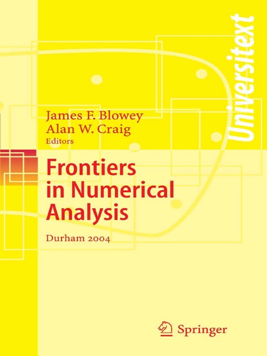 Frontiers of Numerical Analysis