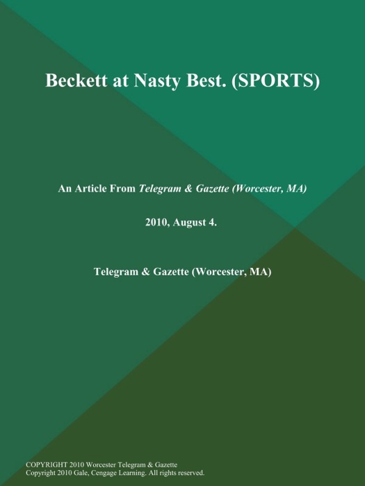 Beckett at Nasty Best (Sports)