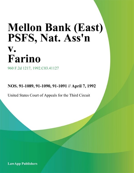Mellon Bank (East) Psfs