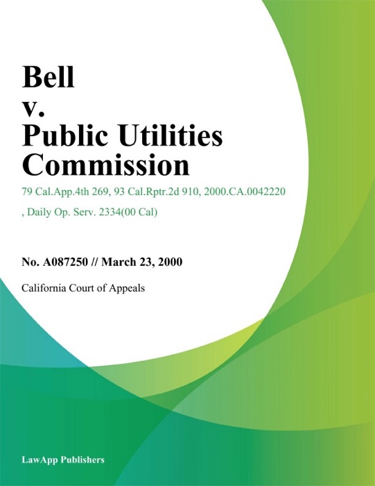Bell v. Public Utilities Commission