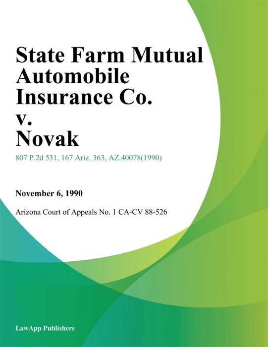 State Farm Mutual Automobile Insurance Co. V. Novak