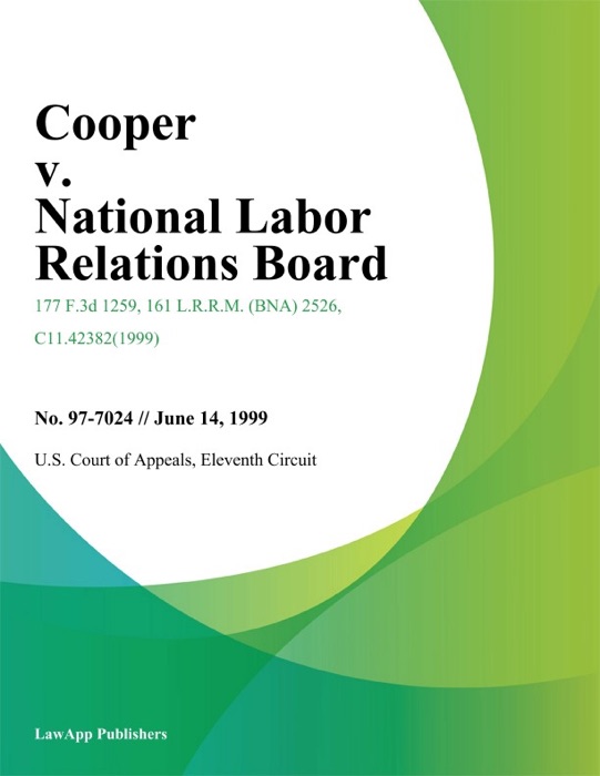 Cooper V. National Labor Relations Board