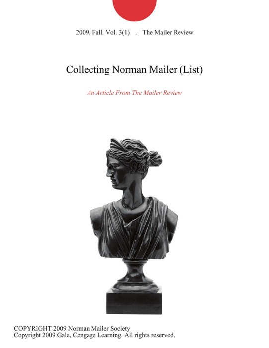 Collecting Norman Mailer (List)