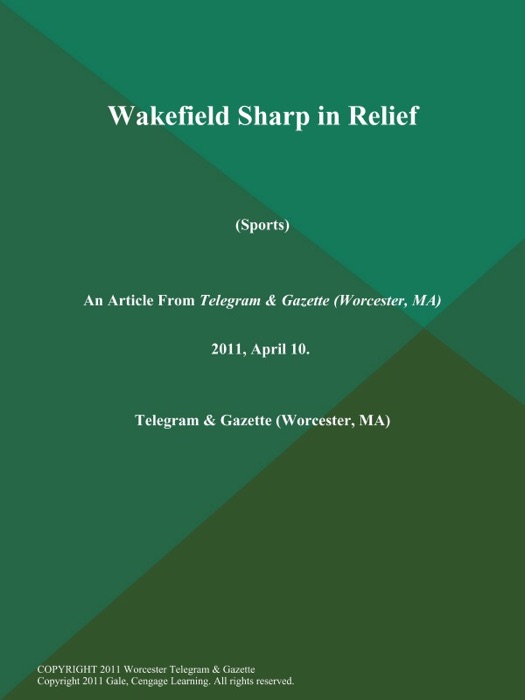 Wakefield Sharp in Relief (Sports)
