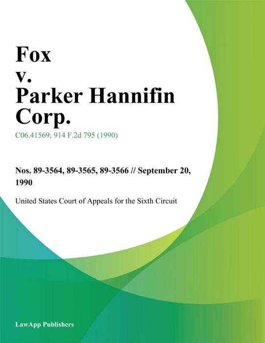 Fox V. Parker Hannifin Corp.