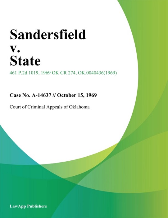 Sandersfield v. State