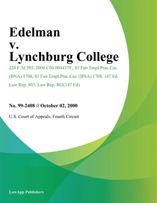 Edelman v. Lynchburg College