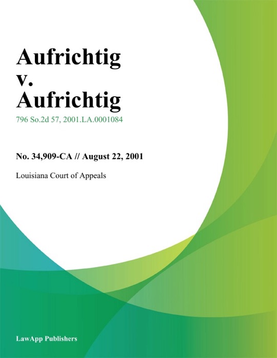 Aufrichtig v. Aufrichtig