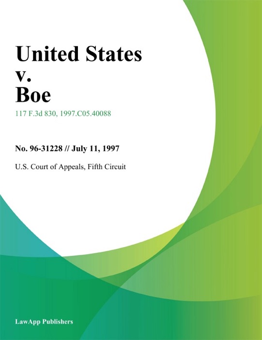 United States v. Boe