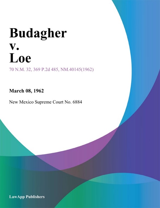 Budagher v. Loe