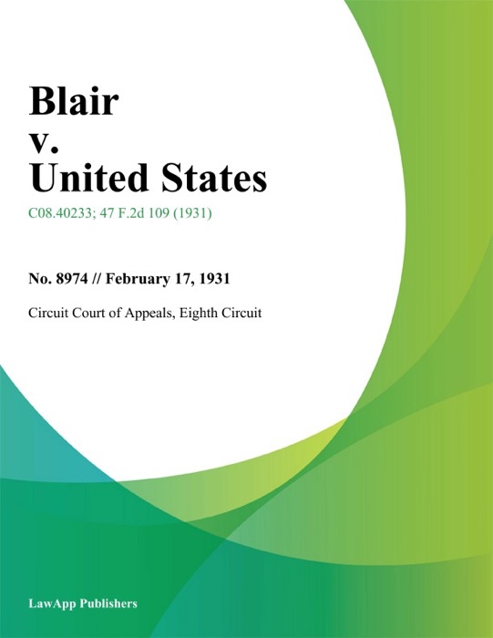 Blair v. United States