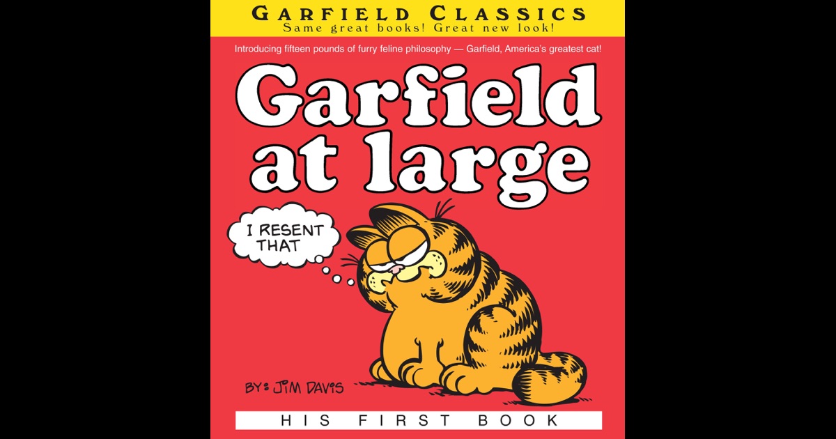 jim davis garfield at large his first book