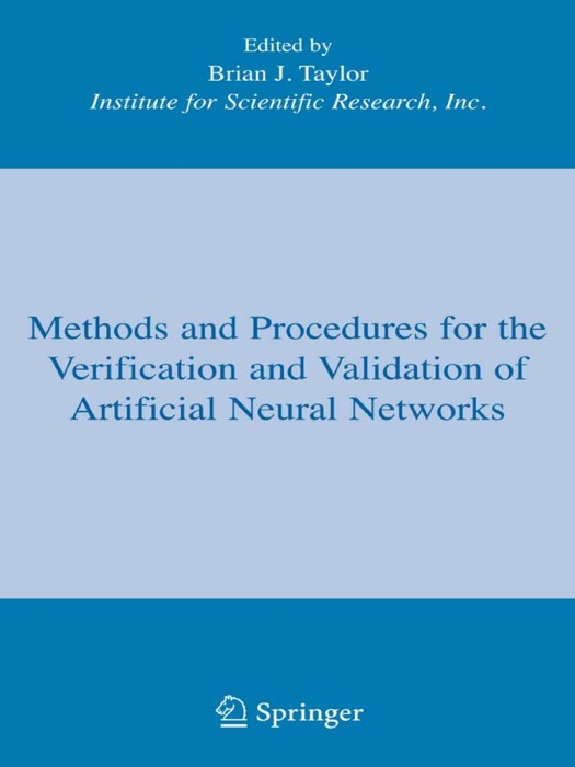 Methods and Procedures for the Verification and Validation of Artificial Neural Networks