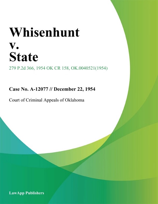 Whisenhunt v. State