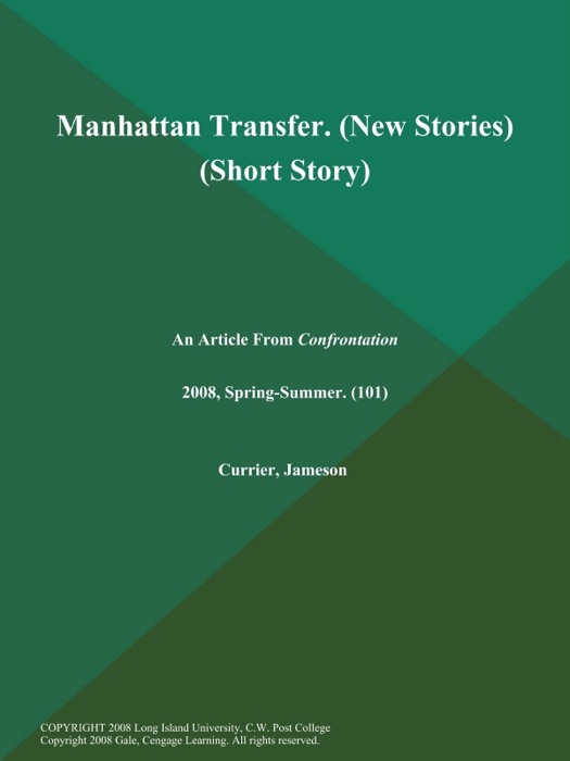 Manhattan Transfer (New Stories) (Short Story)