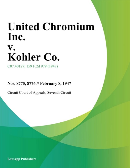 United Chromium Inc. v. Kohler Co.