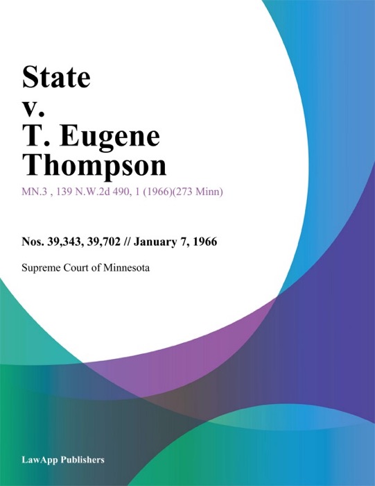 State v. T. Eugene Thompson