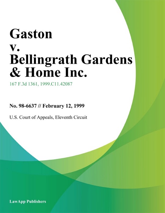 Gaston v. Bellingrath Gardens & Home Inc.