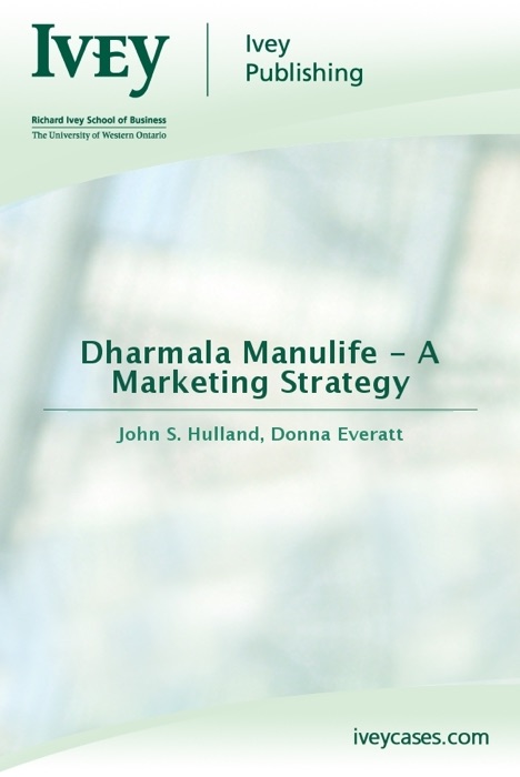 Dharmala Manulife - A Marketing Strategy