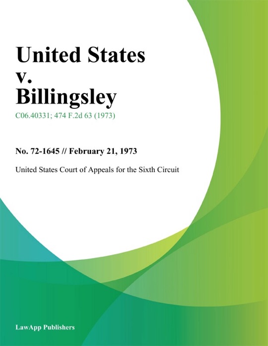 United States V. Billingsley