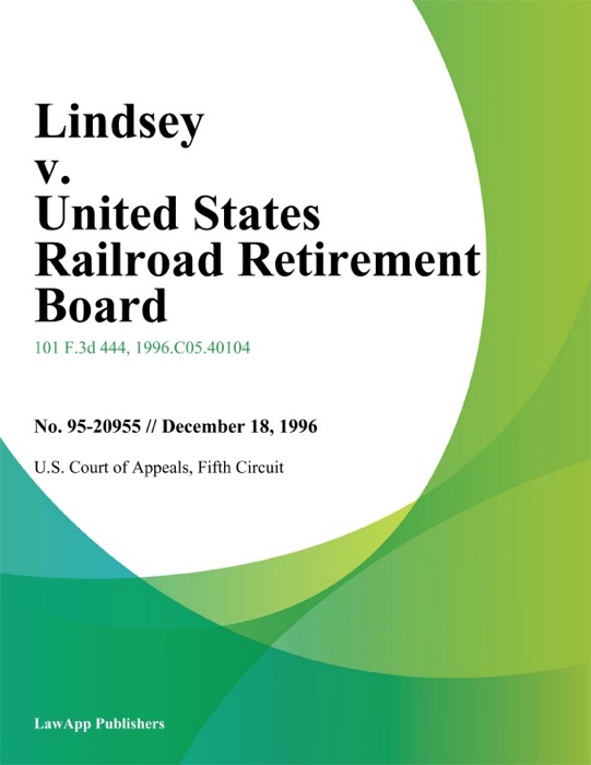 Lindsey v. United States Railroad Retirement Board