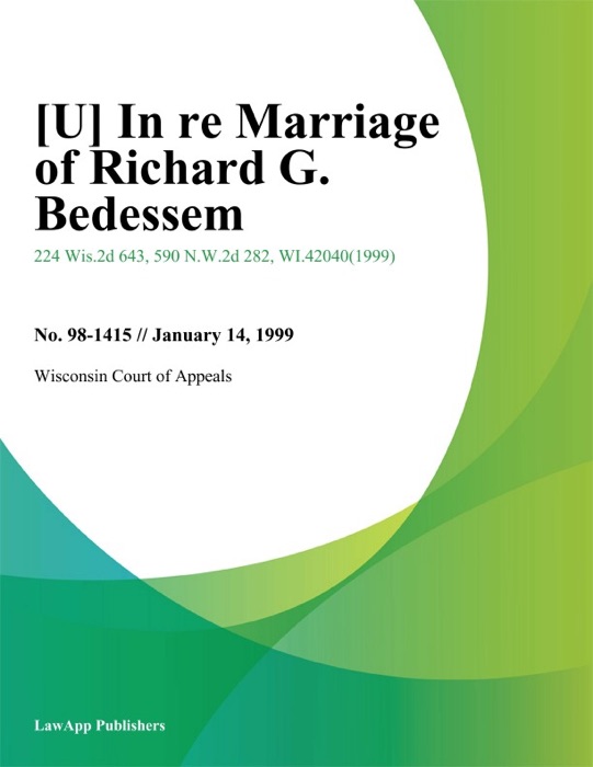 In Re Marriage of Richard G. Bedessem