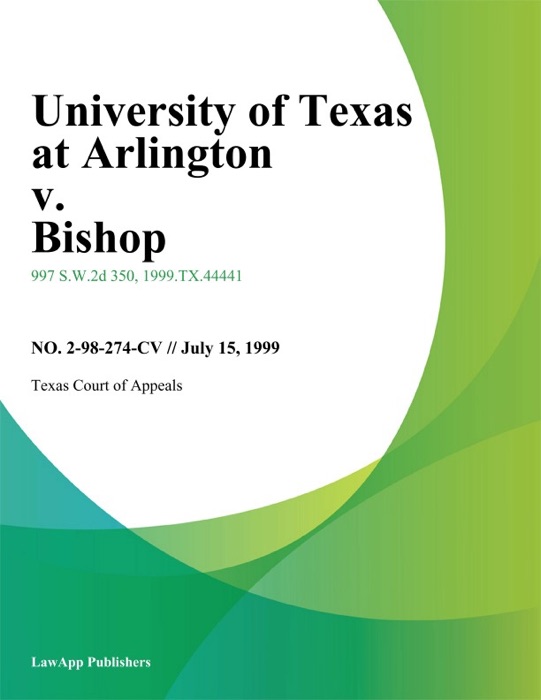 University Of Texas At Arlington V. Bishop