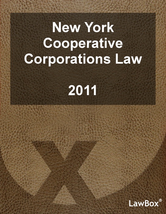 New York Cooperative Corporations Law 2011