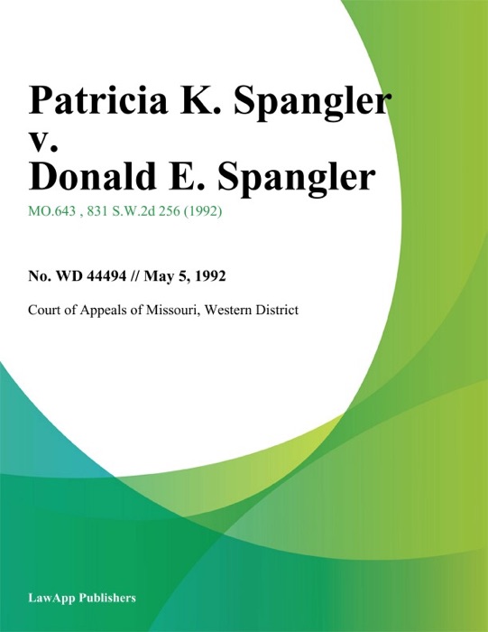 Patricia K. Spangler v. Donald E. Spangler