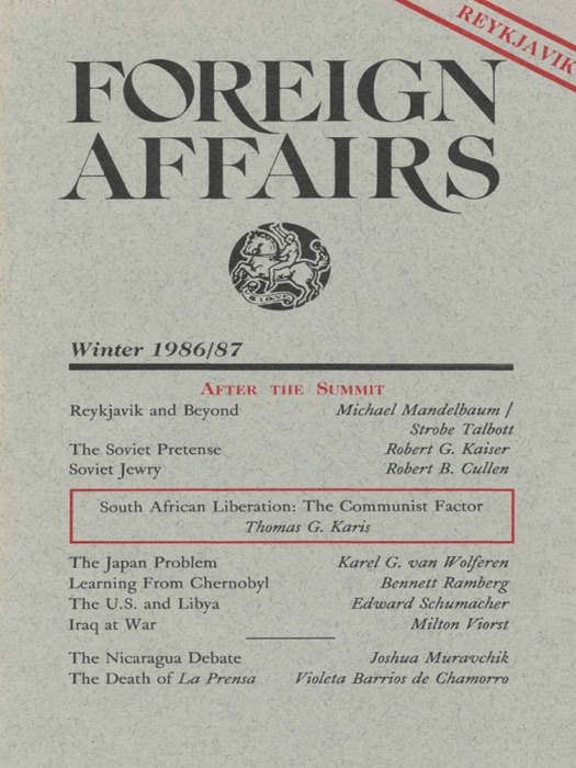 Foreign Affairs - Winter 1986/87