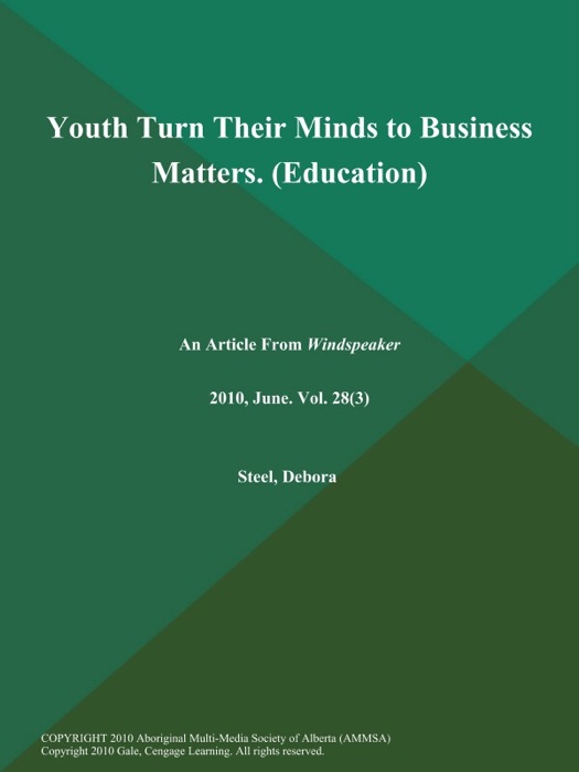 Youth Turn Their Minds to Business Matters (Education)