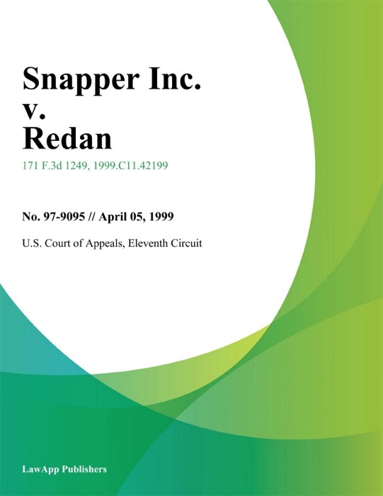 Snapper Inc. V. Redan