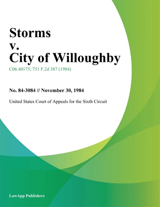 Storms v. City of Willoughby