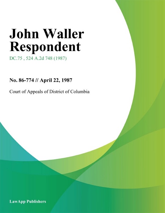 John Waller Respondent