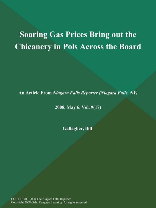 Soaring Gas Prices Bring out the Chicanery in Pols Across the Board