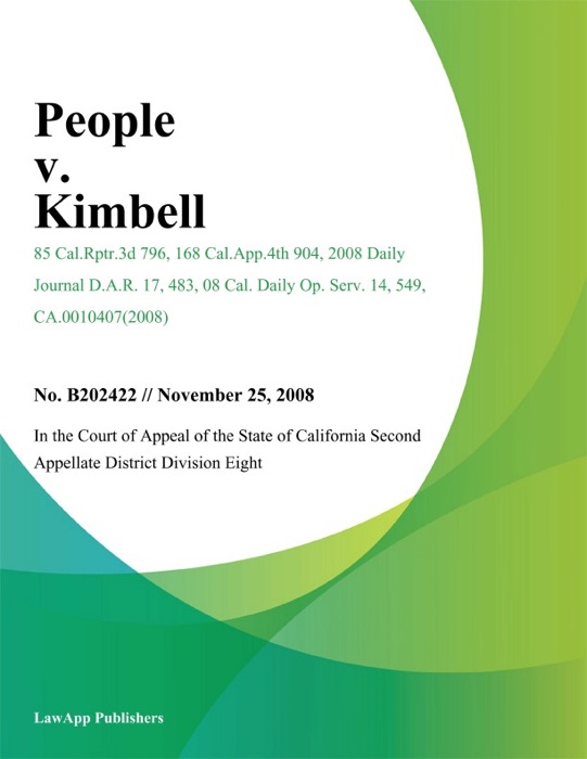 People v. Kimbell