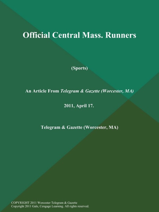 Official Central Mass. Runners (Sports)