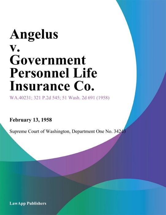 Angelus v. Government Personnel Life Insurance Co.