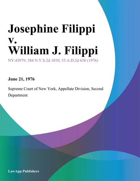 Josephine Filippi v. William J. Filippi