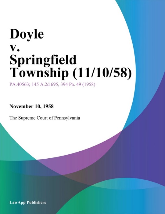 Doyle v. Springfield Township