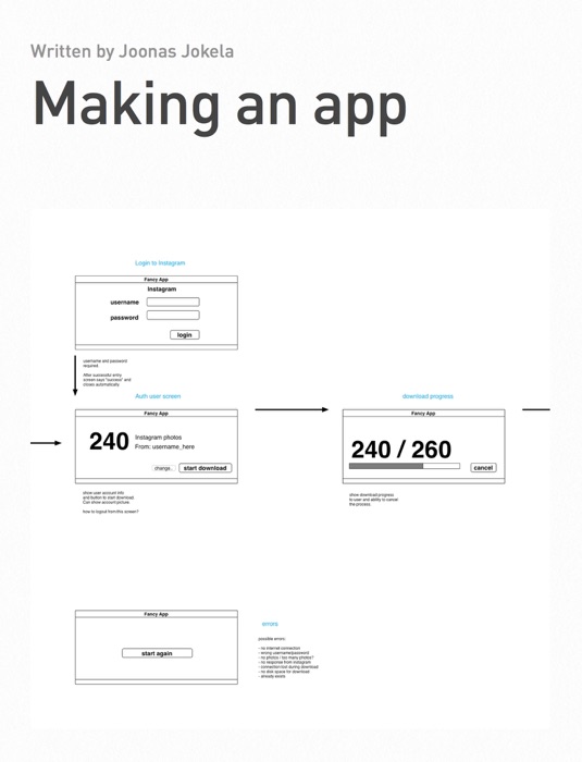 Making an App