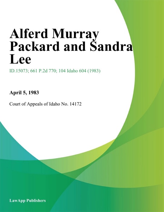 Alferd Murray Packard And Sandra Lee