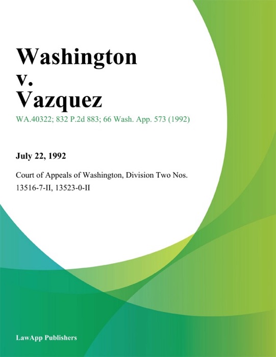 Washington V. Vazquez